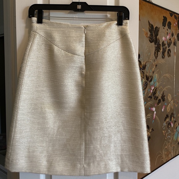 Anthro metallic fun skirt. Dress up for fun or wear for work. - Picture 2 of 4